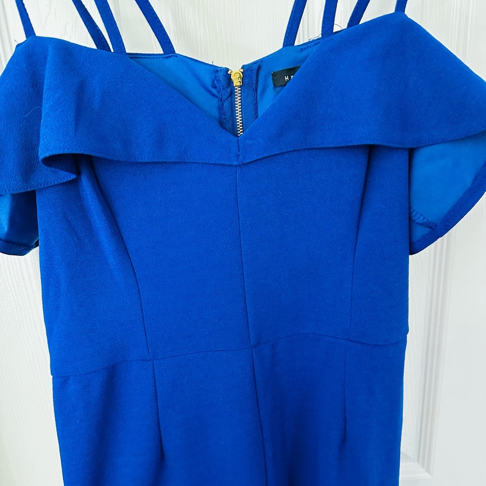 Haute Monde Blue Dressy Jumpsuit